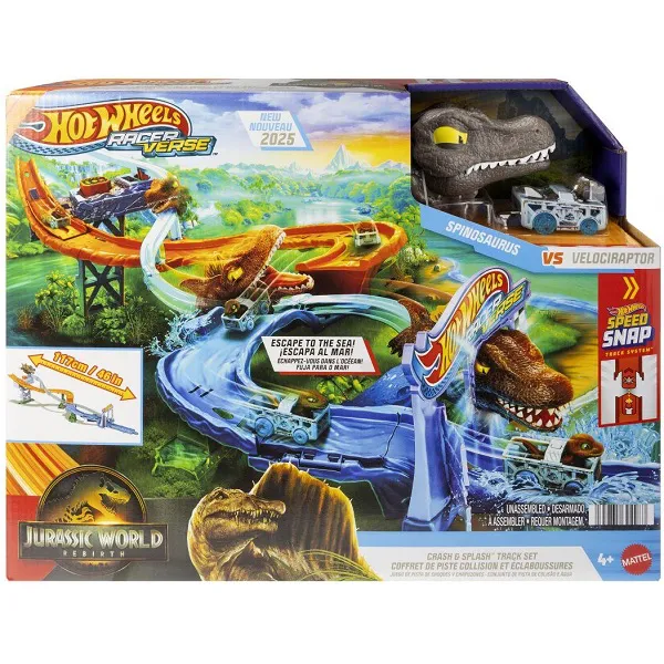 Hot Wheels Racerverse Pista Jurassic WORD - JFP32 - Mattel - Real