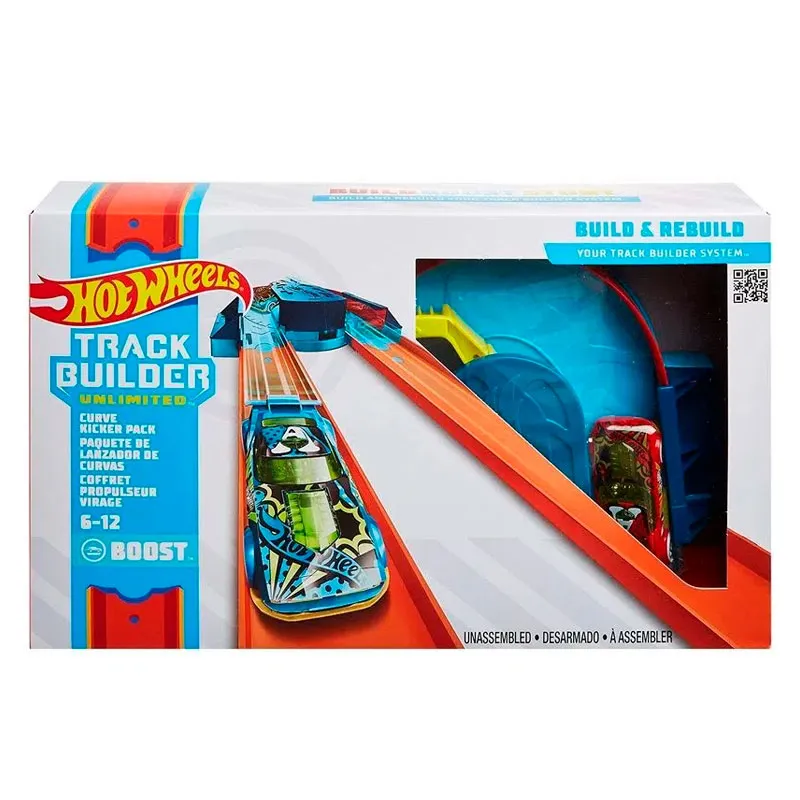 Hot Wheels Lançador com Curva Extrema GLC87 GLC93 Mattel Real