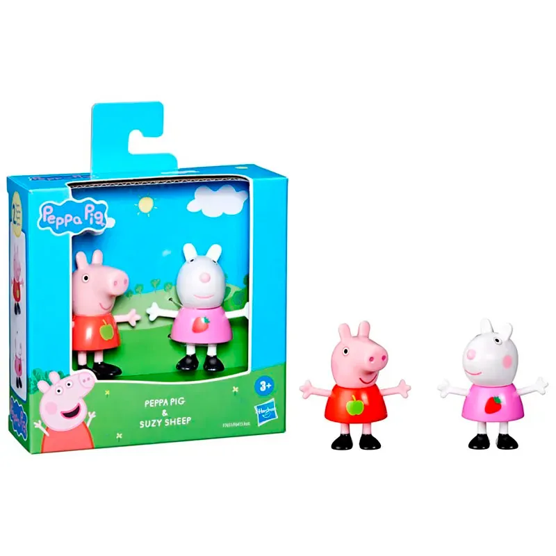 Boneca Peppa Pig e Melhores Amigos Peppa & Suzy Sheep F6413 - Real