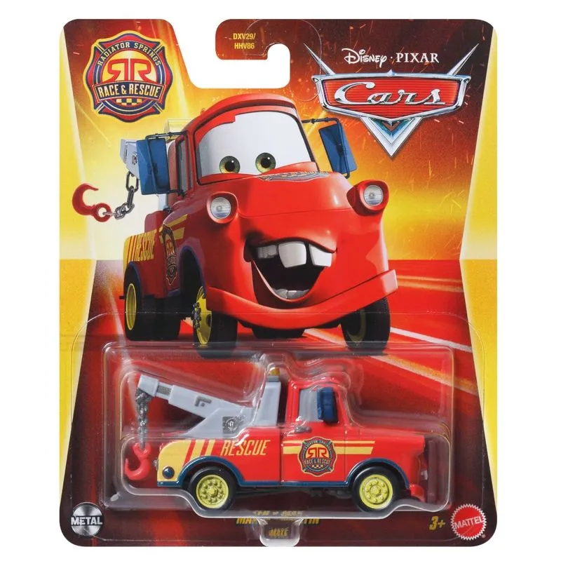 Carrinho Disney - Mate - Race & Rescue - Carros da Pixar - 1:55