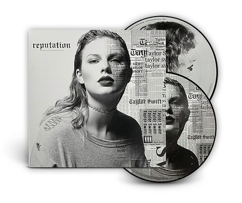 TAYLOR SWIFT REPUTATION 2x LP *LTD* PICTURE DISC VINYL 2017 BMR EU 1st  PRESS New