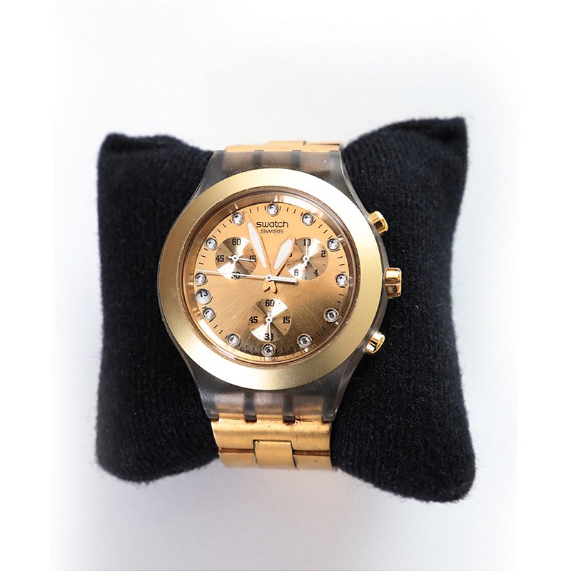 Relógio Swatch dourado - Loja de artigos de luxo secondhand