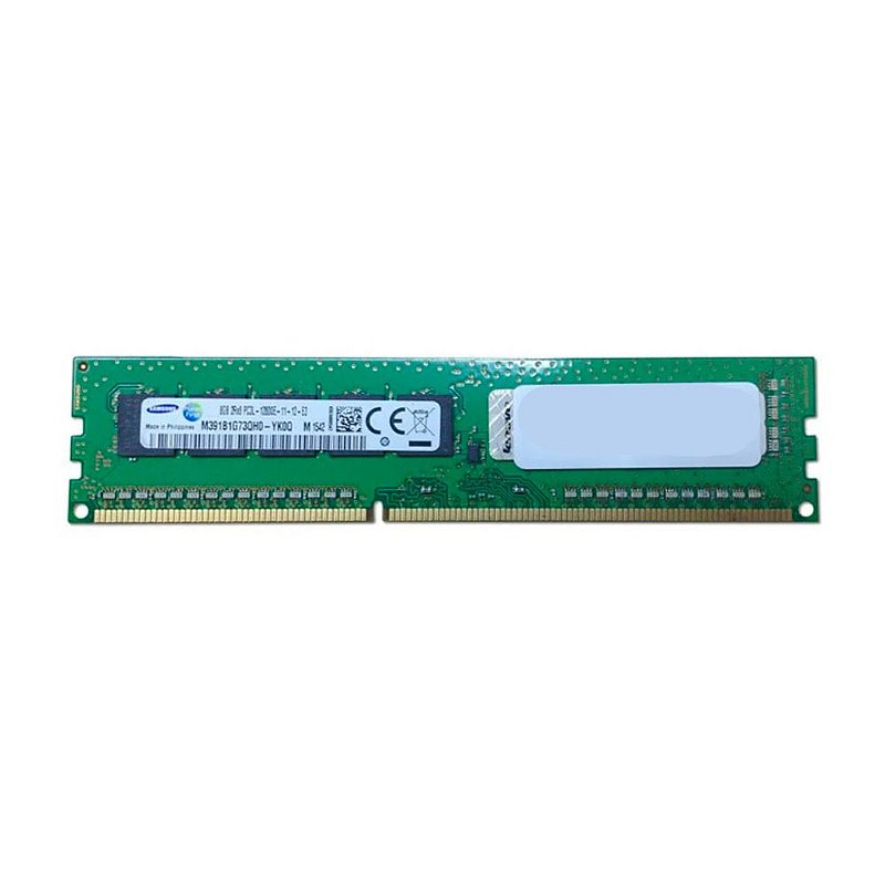Memória para servidor Samsung 8Gb DDR3-1600 PC3L-12800E 2Rx8 Udimm