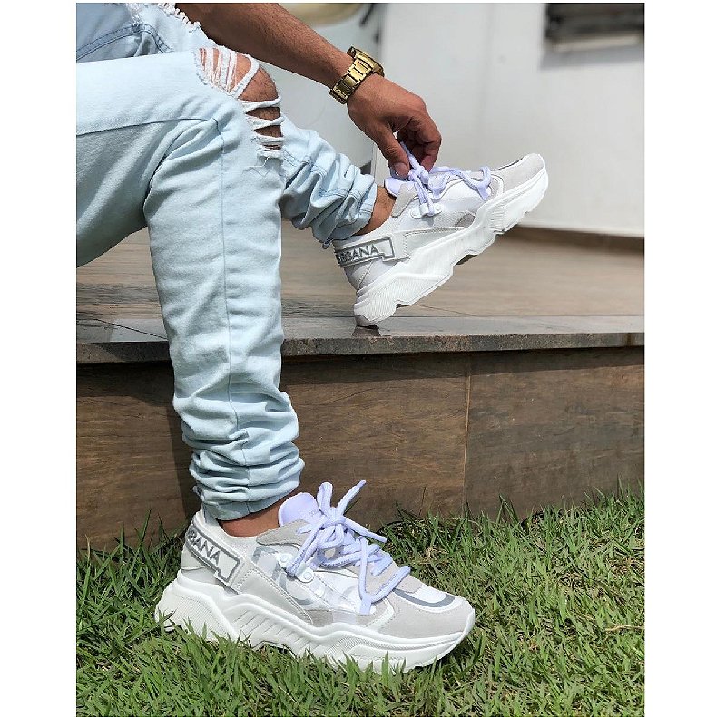 Tenis Dolce Gabbana Import Daymaster 2.0 Max Branco - BMSHOPDROP