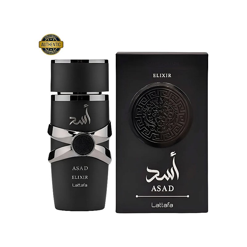 香水​ Lattafa Asad Elixir EDP 100ml 新品未開封 Perfume Árabe Lattafa Asad Elixir Edp 100ml Masculino - BMSHOPDROP