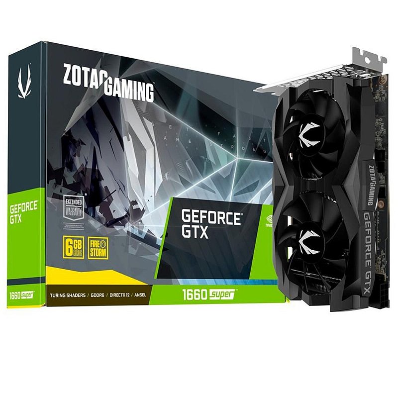 Placa de Vídeo Geforce GTX 1660 Super, 6GB, GDDR6, 192 BIT, Twin