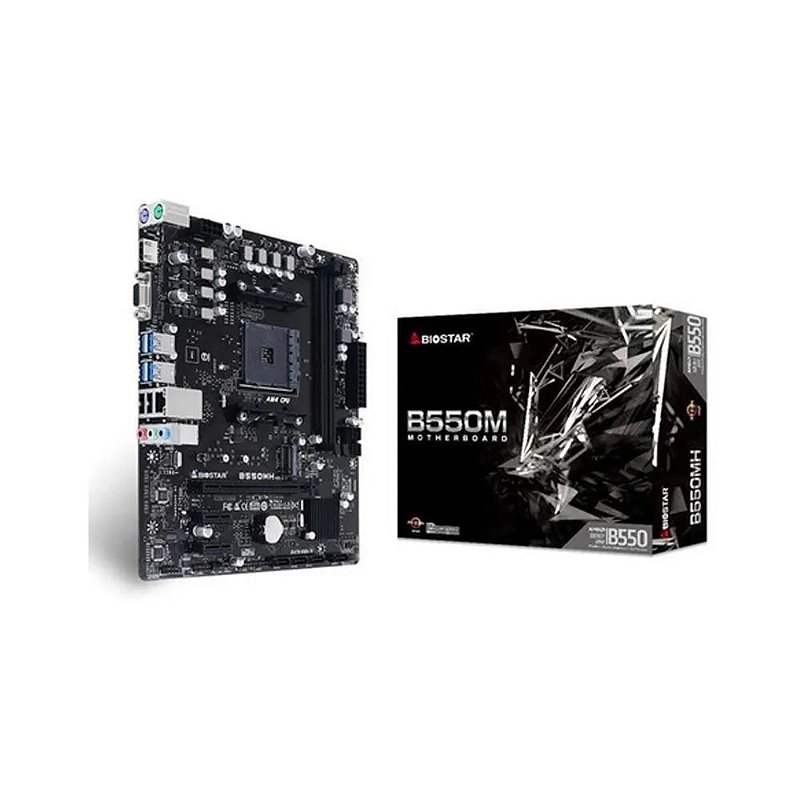 PLACA MAE BIOSTAR B550MH, DDR4, SOCKET AM4 Nova Era Games e