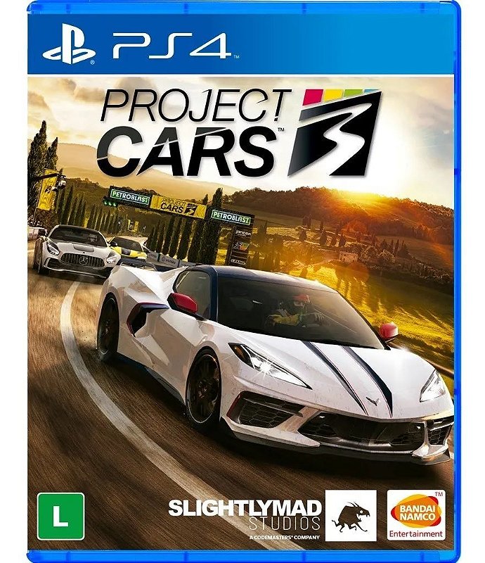 Jogo Mídia Física Project Cars 3 Ps4 Bandai Nanco