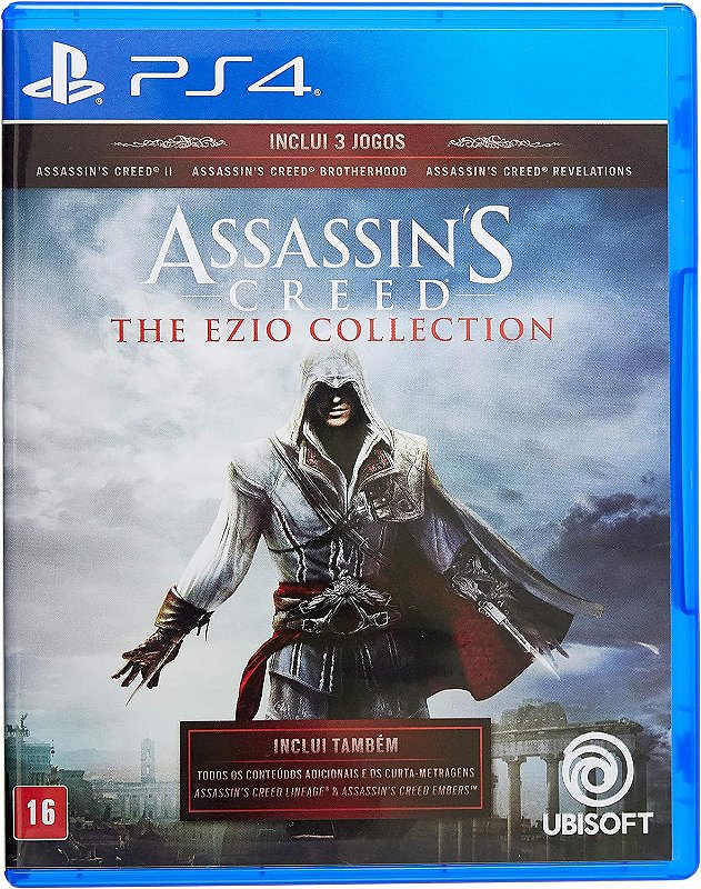 Assassin's Creed The Ezio Collection - PS4 (Mídia Física) - USADO ...