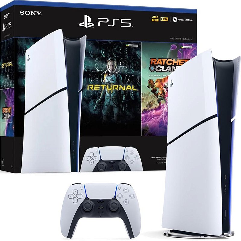 PS5 SLIM CONSOLE PLAYSTATION 5 DIGITAL EDITION - Nova Era Games e