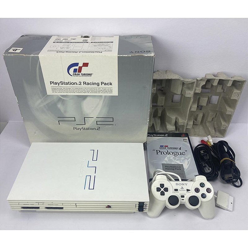 PlayStation 2, Branco Ed Gran Turismo, Na Caixa Seriado, 1