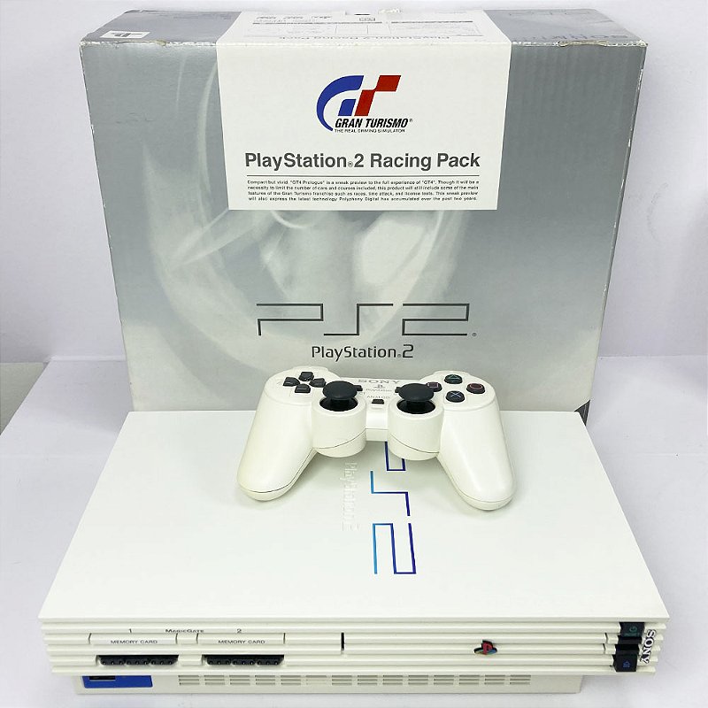 PlayStation 2, Branco Edição Gran Turismo, Na Caixa Seriado, 1