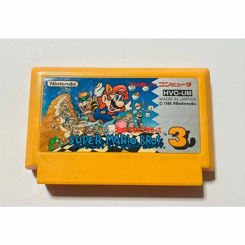 Super Mario Bros 3, Famicom Nintendinho Nes JP Original (Usado