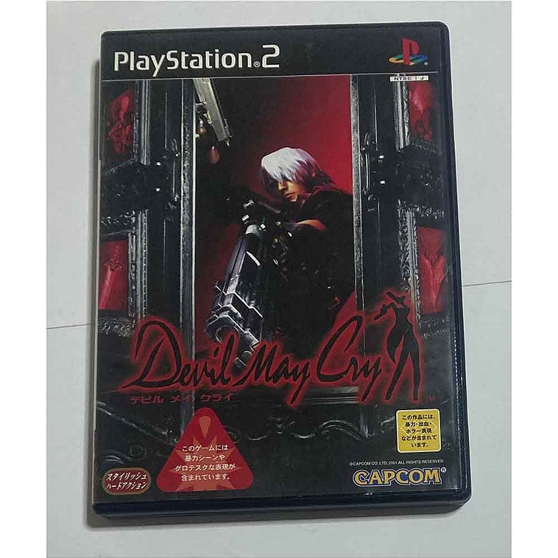 Devil May Cry, PS2 Japonês Original (Mídia Física) - Usado - Nova