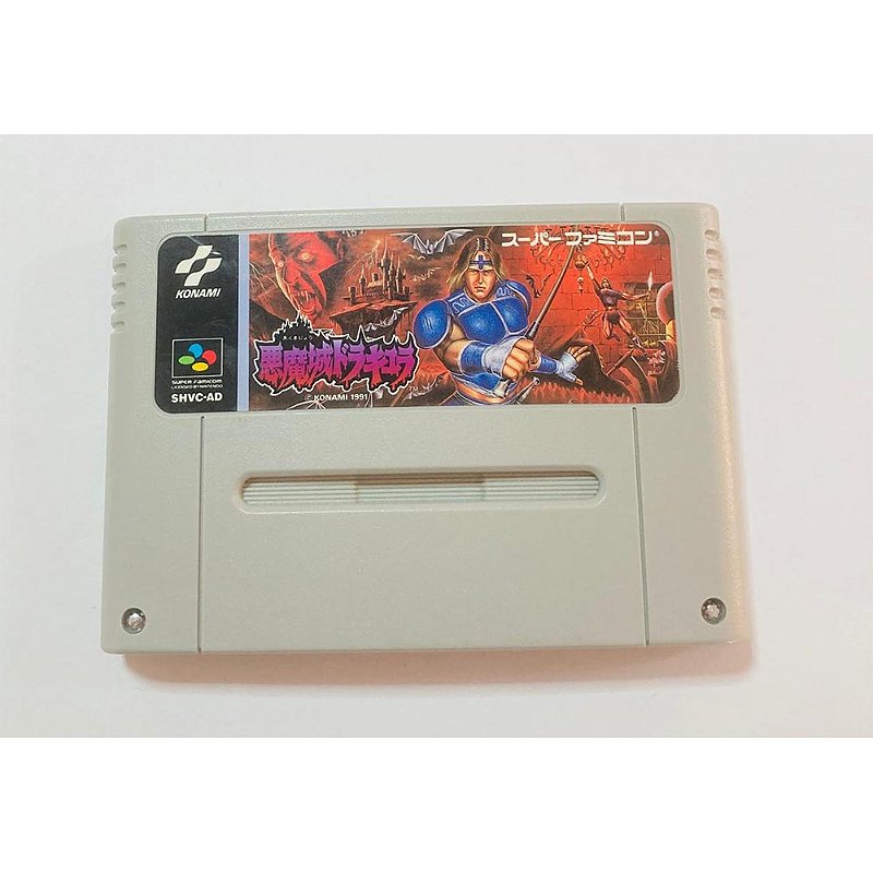 Castlevania Akumajo Dracula, Super Famicom Original (Usado) - Nova