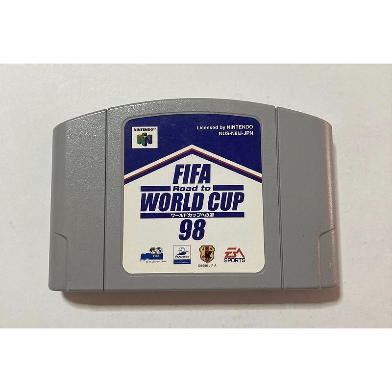 Fifa Road To World Cup 98, Nintendo 64, JP, Original (Usado