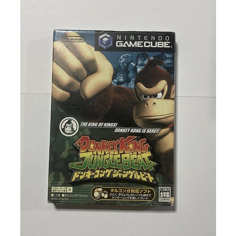 タイムセールGAMECUBE Donkey Kong Jungle Beat, Gamecube Japonês Original (Mídia Física