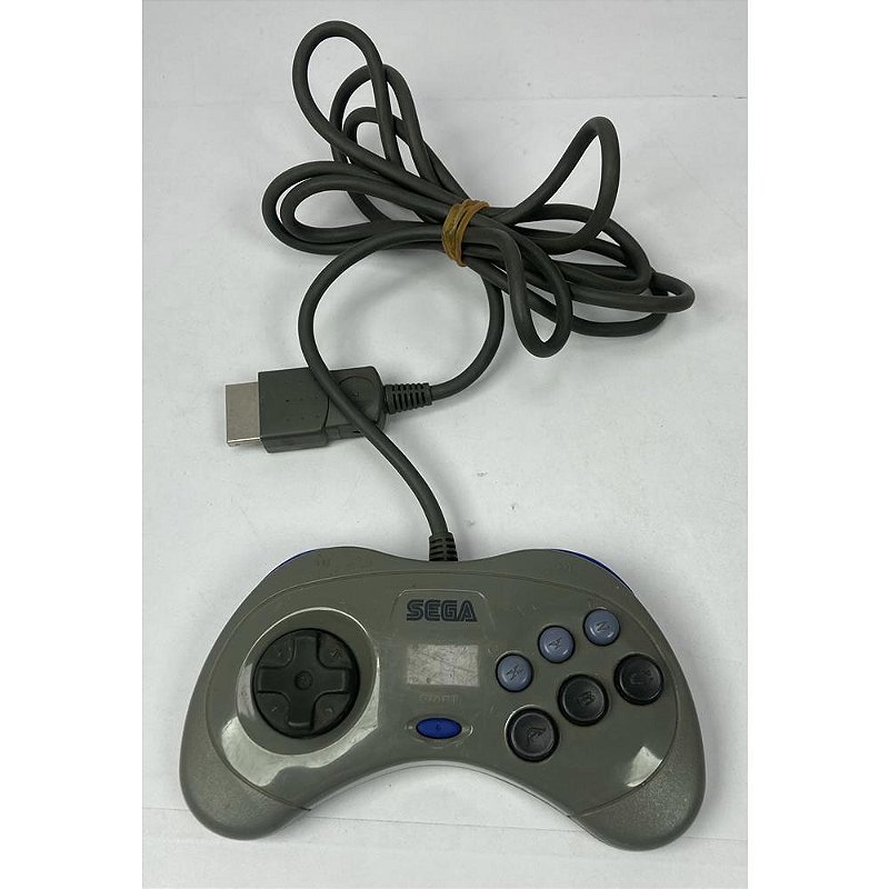 Controle Sega Saturno, Cinza, Original Sega (Usado) - Nova Era
