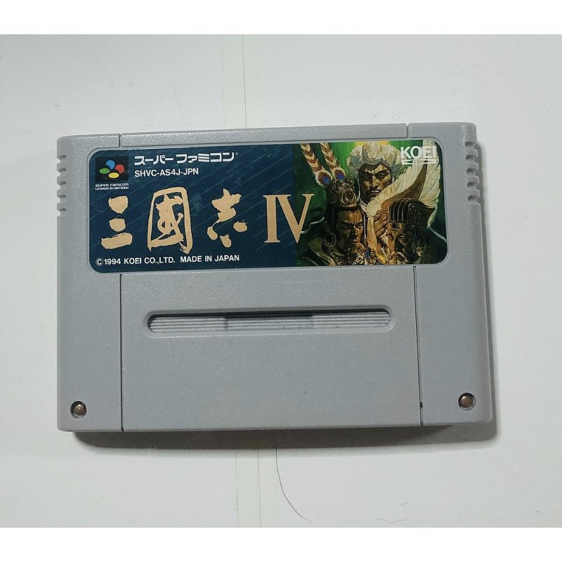 Sangokushi IV , Super Famicom Original (Usado) - Nova Era Games e ...