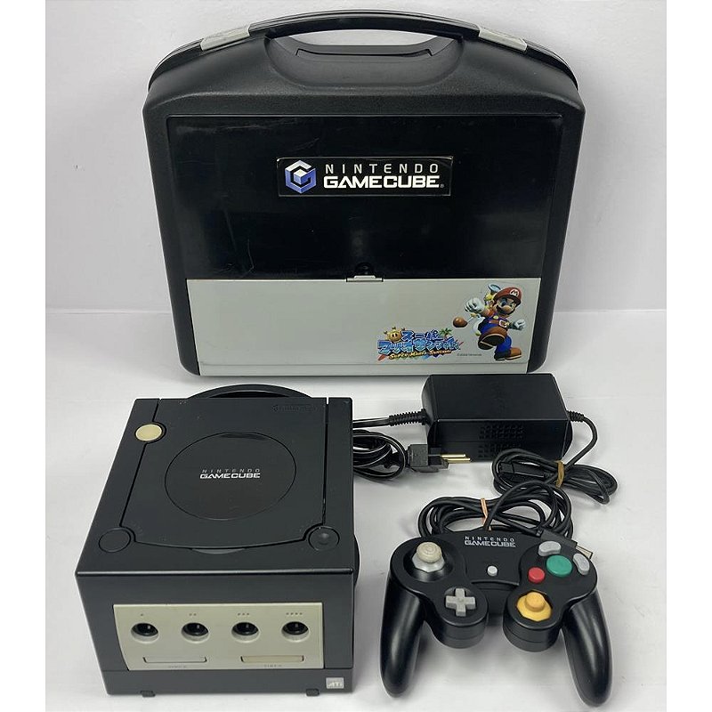 Gamecube Preto, Com Maleta Original, 1 Controle Original, Nintendo