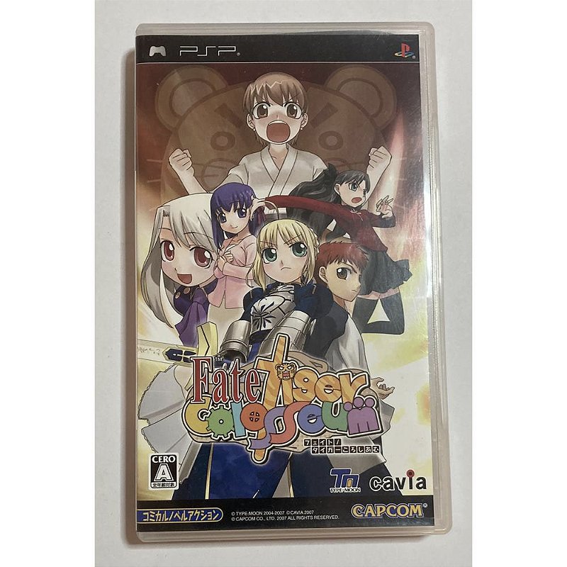 Fate / Tiger Colosseum, PSP Japonês Original (Mídia Física) - Usado ...