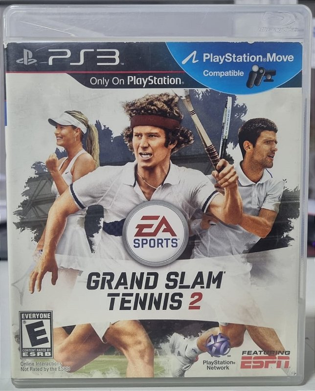 ps2、ps3、ds、3dsソフト Grand Slam Tennis 2 - PS3 (Mídia Física) - USADO - Nova Era Games