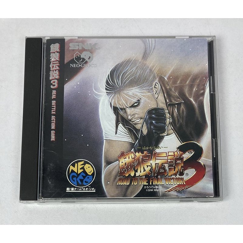 FURYL 3 ゲーム CD Fatal Fury 3, Neo Geo CD, SNK Japonês Original (Usado) - Nova Era