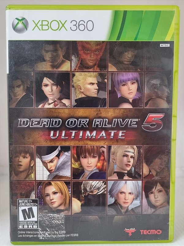 Dead Or Alive 5 Ultimate - Xbox 360 (Mídia Física) - USADO - Nova