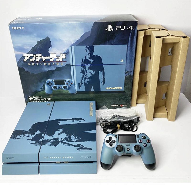Playstation 4, Edição Uncharted, Na Caixa Seriado, 1 Controle