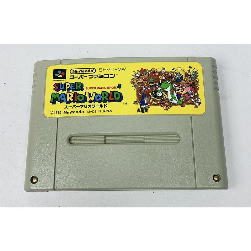 Super Mario World Super Famicom Original Com Caixa - Escorrega o Preço