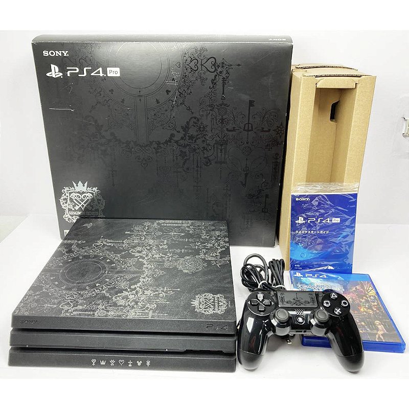 Playstation 4 PRO, Edição Kingdom Hearts, Na Caixa Seriado, PS4