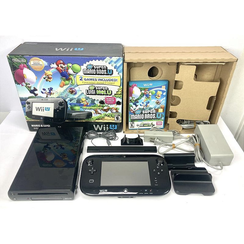Console Nintendo Wii U Deluxe 32GB, Na Caixa Seriado, Com Jogo