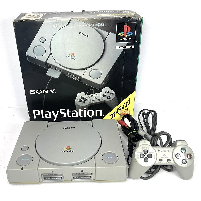 PlayStation 1, Na Caixa Seriado, 1 Controle, Saída Av Nativa