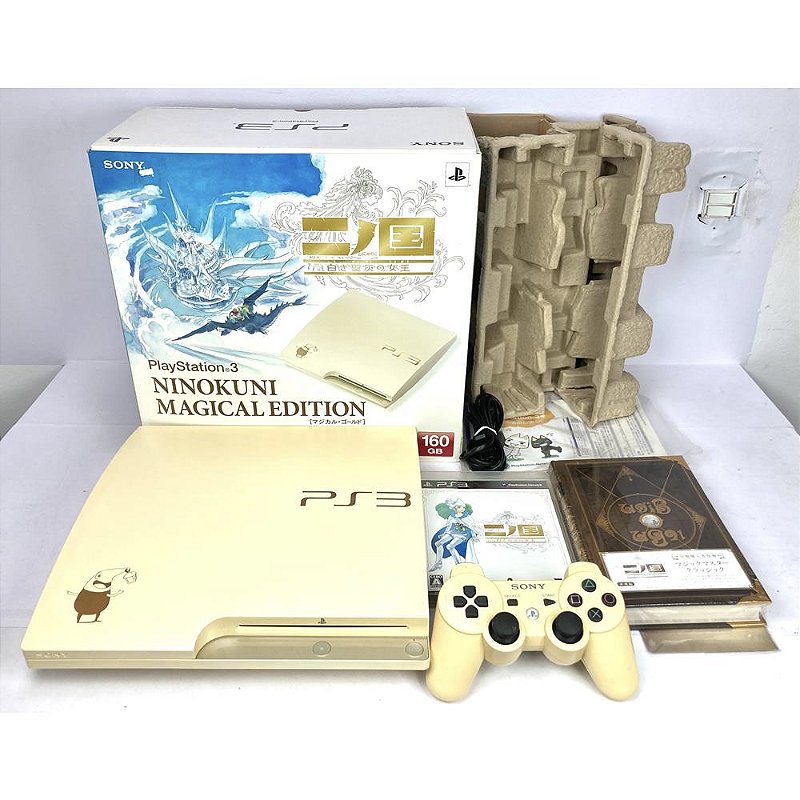 PlayStation 3 Slim, Ninokuni Magical Edition, 160GB, Na Caixa