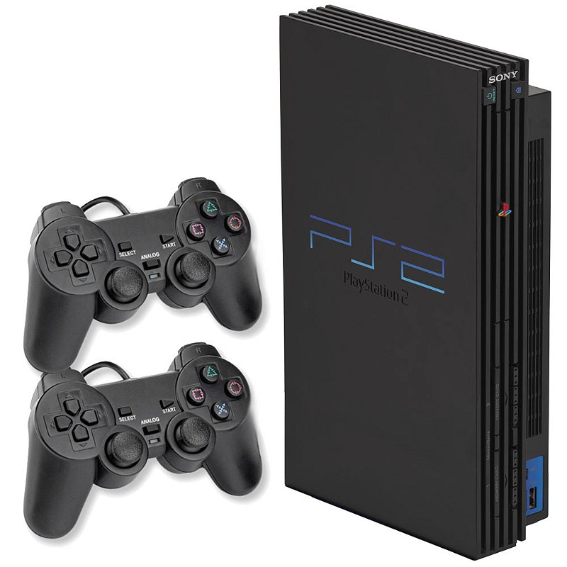 Playstation 2 Fat, Memory Card, opl, Com HD cheio de Jogos, 2
