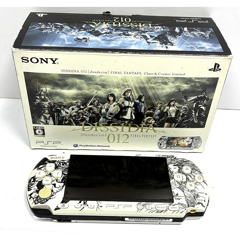 PSP, Edição Dissidia, Na Caixa Seriado, Modelo PSP-3000, Original