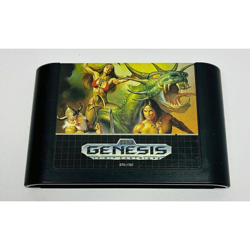 Golden Axe II, Mega Drive Genesis, Sega, Cartucho Original (Usado