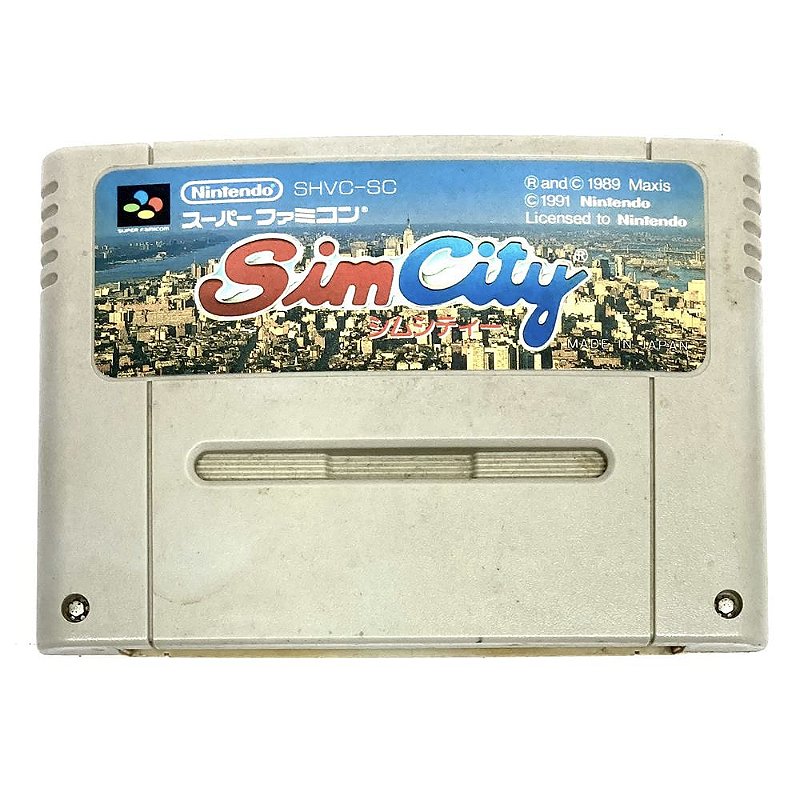 SimCity, Super Famicom Original (Usado) - Nova Era Games e Informática