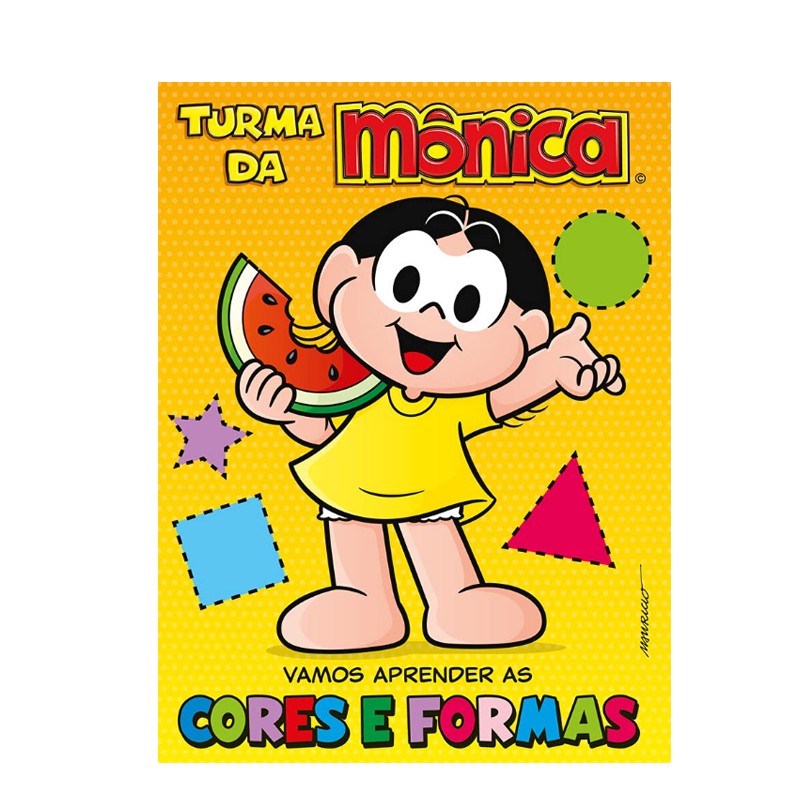 Livro Meu blocão de colorir Turma da Mônica Ciranda Cultural - Shopel  Papelaria
