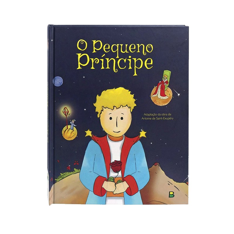 Livro O Pequeno Príncipe Capa Dura Brasileitura - Shopel Papelaria