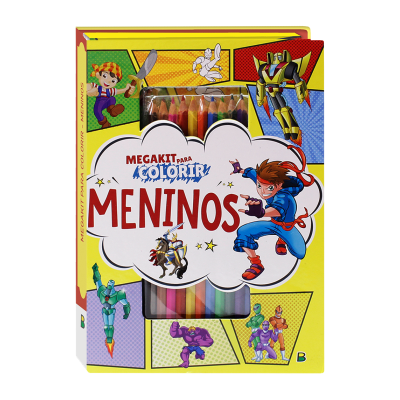 Meus 111 Desenhos Para Colorir: Meninos - Editora BrasiLeitura