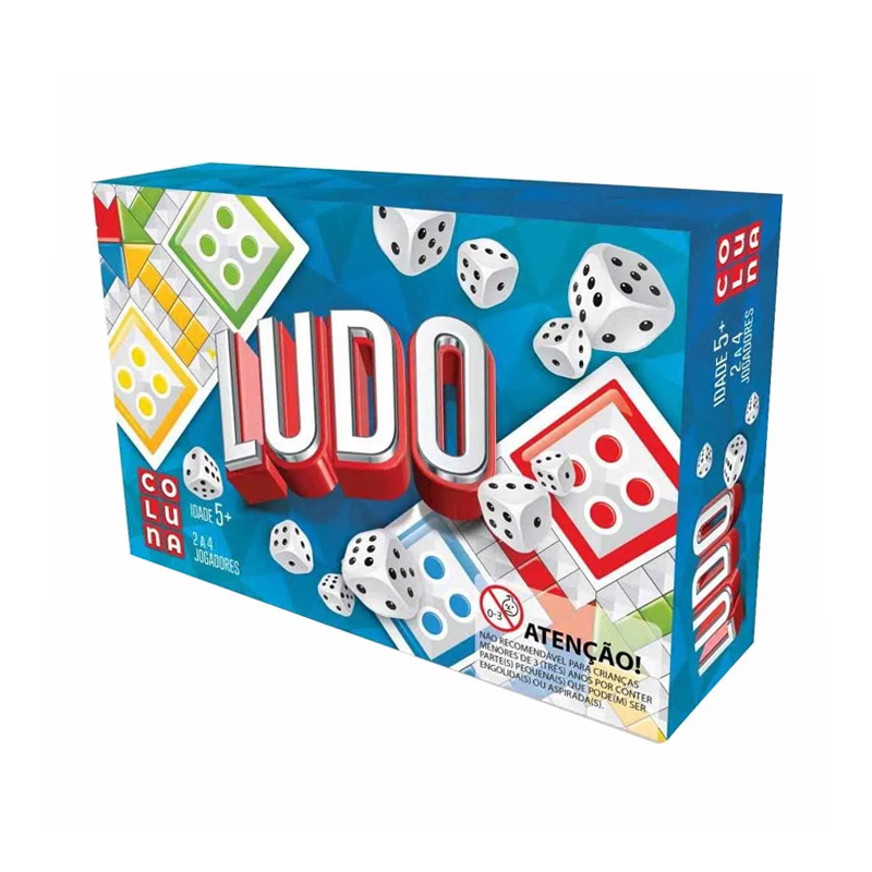 Jogo De Tabuleiro Ludo Coluna - Shopel Papelaria