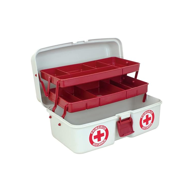&medical 2個まとめ Maleta primeiros socorros 2 bandejas arqplast - Shopel Papelaria