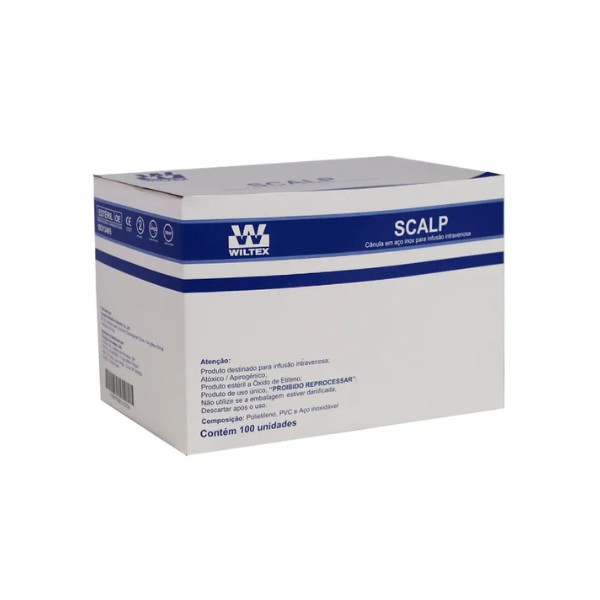 Scalp Wiltex - Caixa Fechada (100 Unidades)
