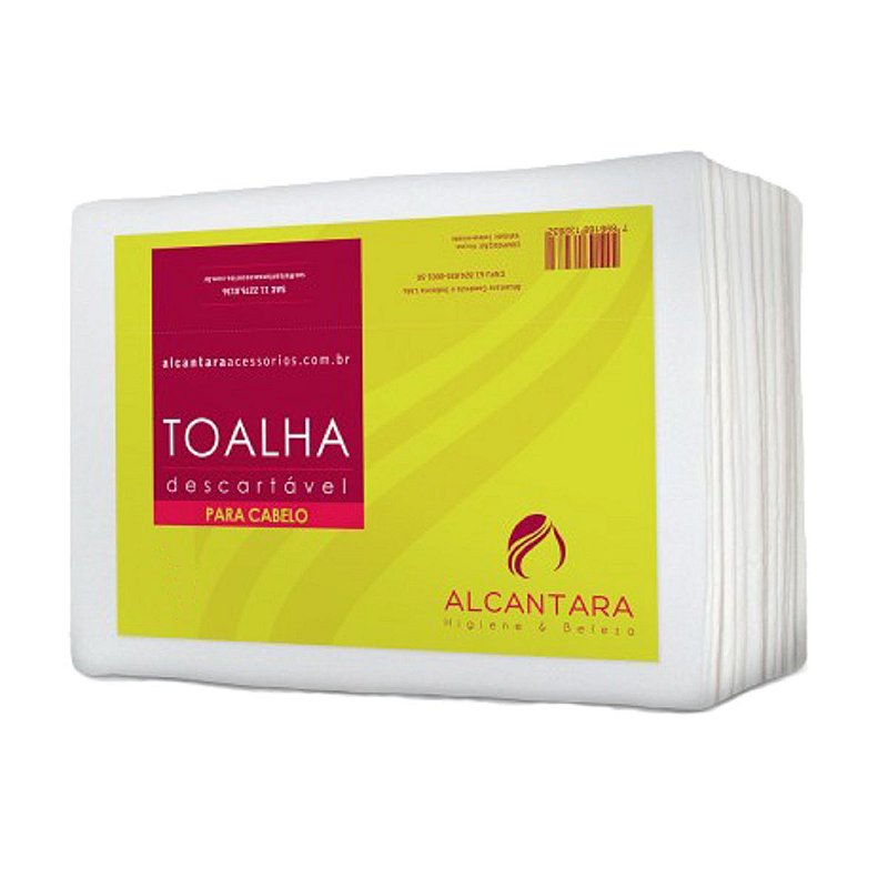 TOALHA PARA CABELO DESCARTÁVEL PCT C/ 50 UND