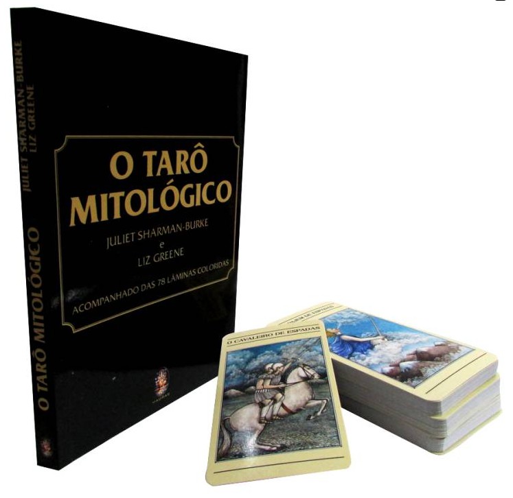 Tarô Mitológico com Baralho de 78 Cartas + Livro 148 Páginas
