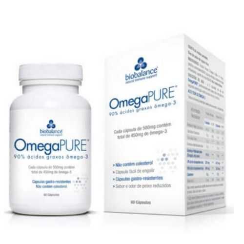 Ômega 3 Biobalance Omegapure 60cap 500mg Farmácia Semealle