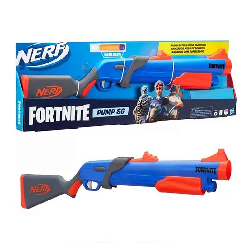 Brinquedo Nerf Fortnite Lançador Pump SG Hasbro - Loja Zuza