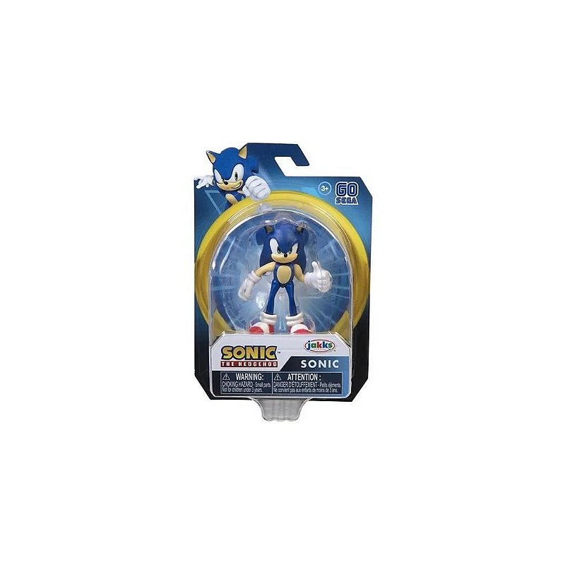 Boneco Sonic 6 cm Figura Colecionável Filme - Loja Zuza Brinquedos