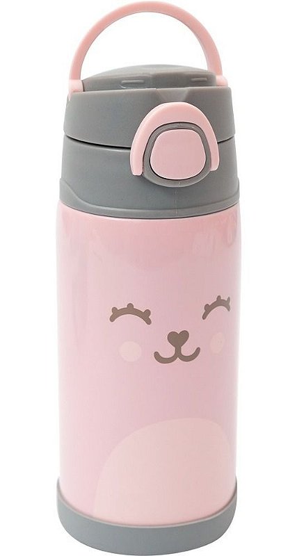 Garrafa Térmica Infantil - 400ml à Vácuo de Aço Inoxidável - Várias  Estampas - Brinca Mundo Loja de Brinquedos